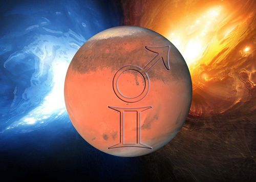 mars ikizler burcunda