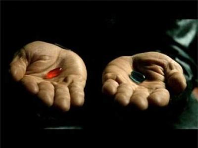 mavi hap kırmızı hap